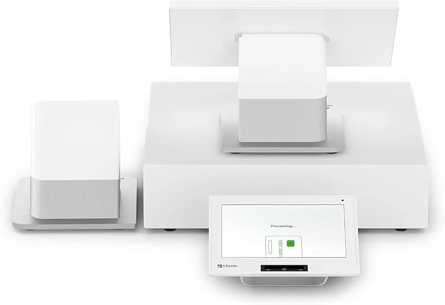 Countertop point-of-sale system with customer-facing payment device